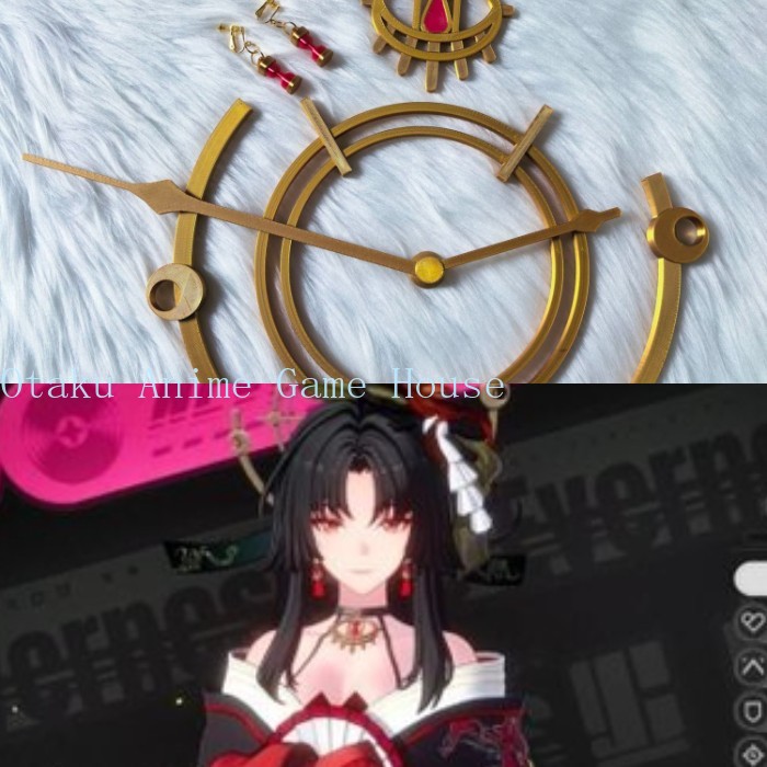 Hair Clips - Neverness To Everness Hotori 3D-geprinte cosplay