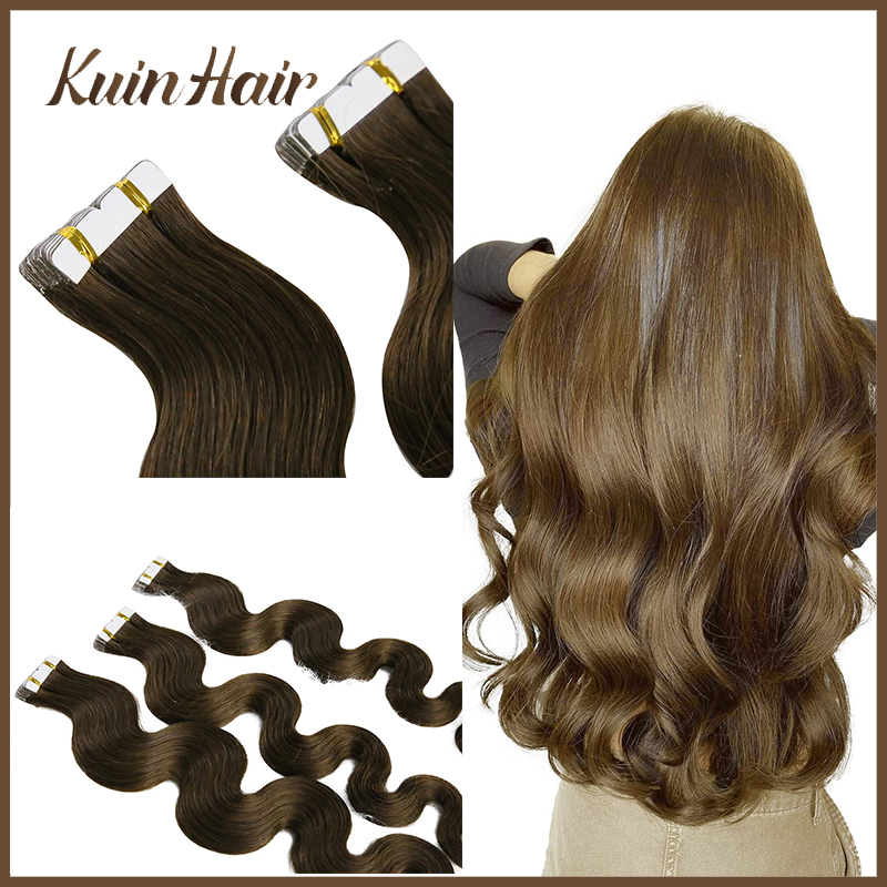 Invisible Tape In Extensions Real Hair - Tape-in ​​Human Hair Extensions Body Wave