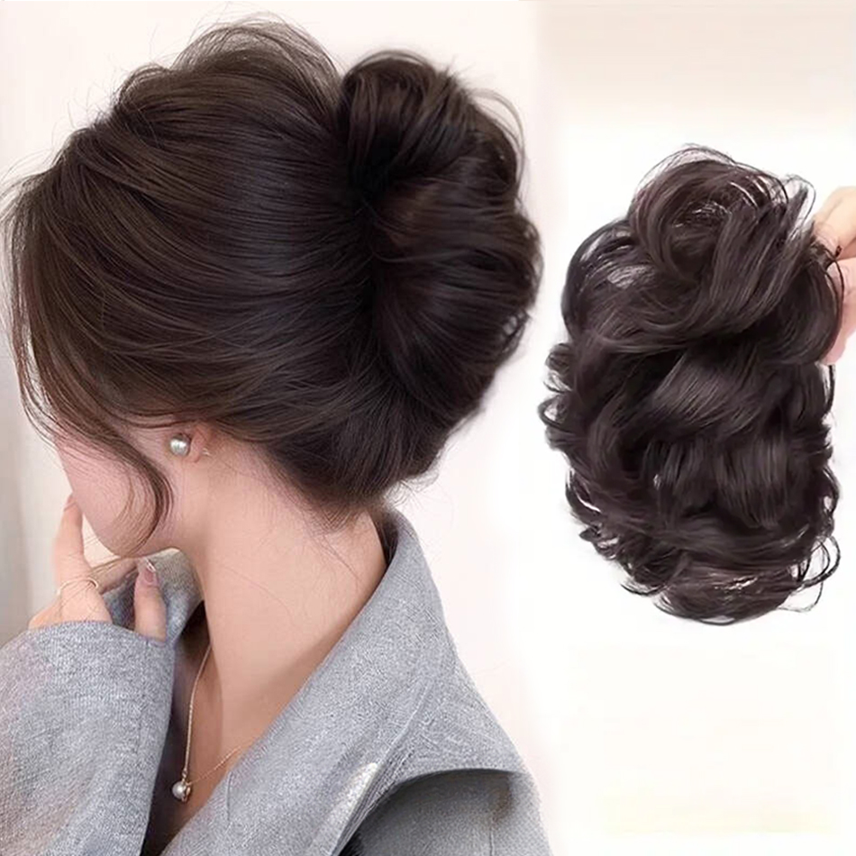 Claw Clip Messy Bun Hair Piece - Synthetische Messy Bun Haarstuk Klauw Clip