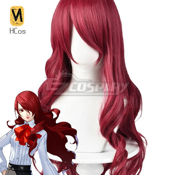 Synthetic Wigs - Handgemaakt Cosplay-kostuum: P3 Mitsuru Kirijo Cosplay-pruik,