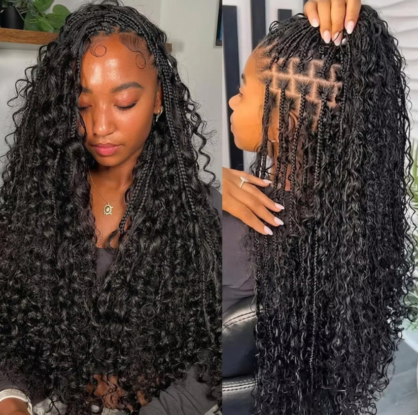 Water Wave Bulk Human Hair For Braiding - Losse bulk haar van echt mensenhaar,
