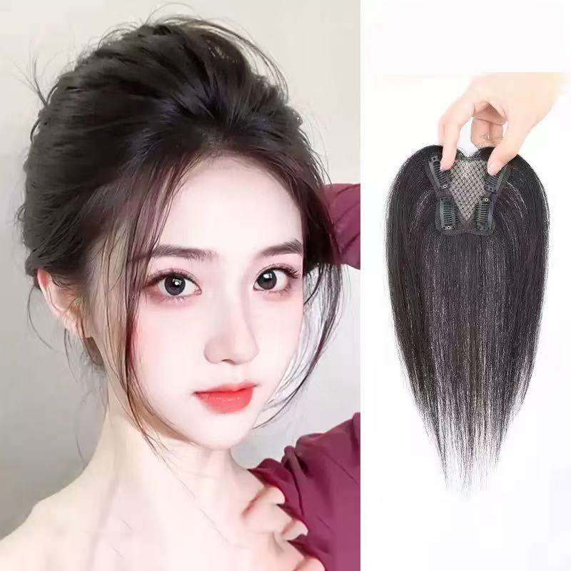 Seamless Clip In Hair Extensions Human Hair - Ademend haarstukje voor haarreparatie, natuurlijk haarwerk