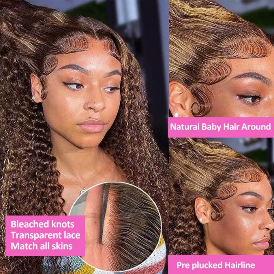 427 Hoogtepunt Ombre Pruik Ech - Hd Lace Frontal Wig Human Hair Pre Plucked recensie en prijs