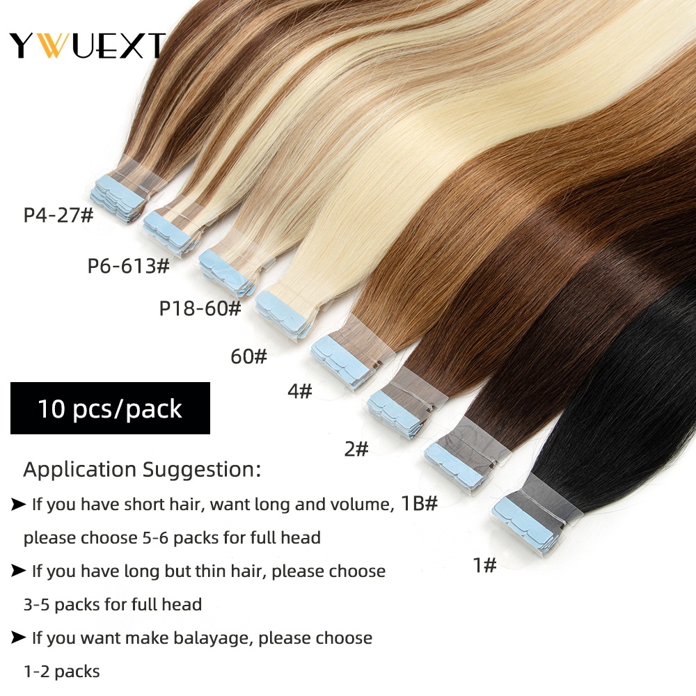 Ywuext Minitape In Human Hair  - Invisible Tape In Extensions Real Hair recensie en prijs