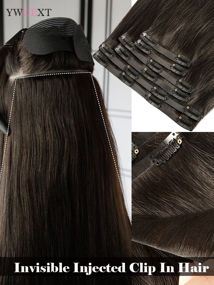 Onzichtbare Clip in Hair Exten - Seamless Clip In Hair Extensions Human Hair recensie en prijs