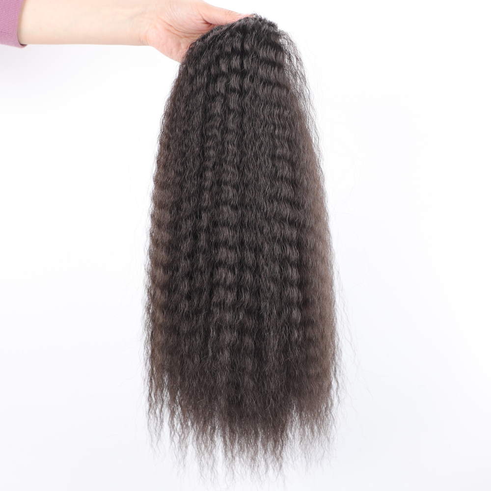 Nep synthetische trekkoord paa - Drawstring Afro Curly Puff Ponytail recensie en prijs