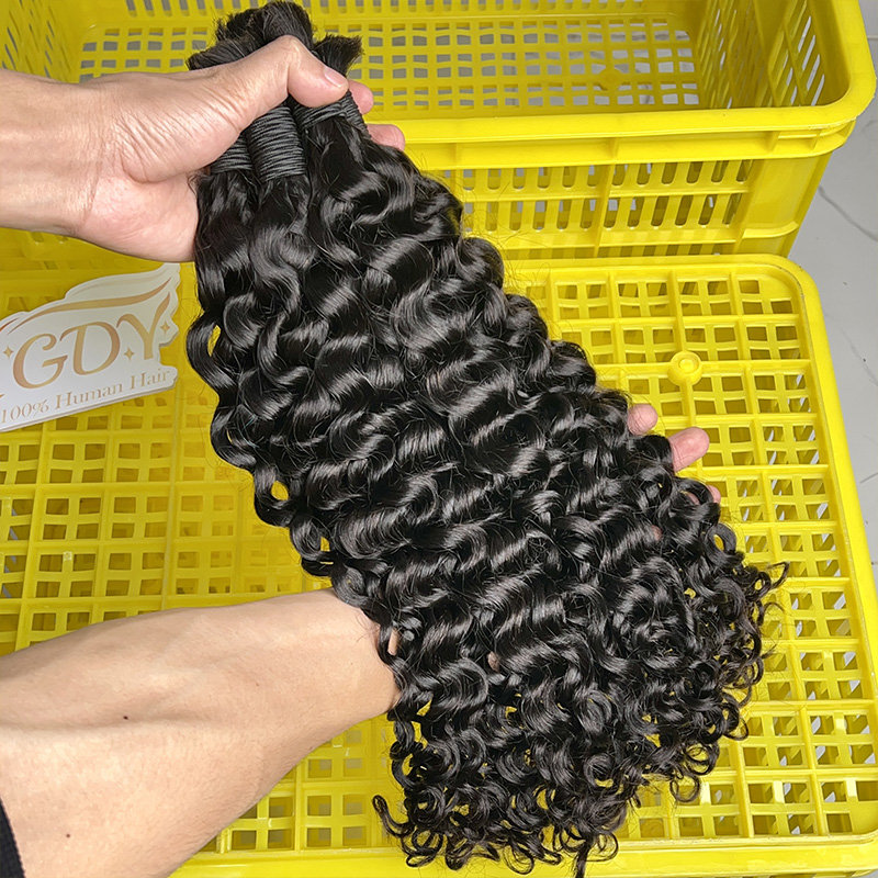 100% Echt Haar Bulk voor Vlech - Water Wave Bulk Human Hair For Braiding recensie en prijs
