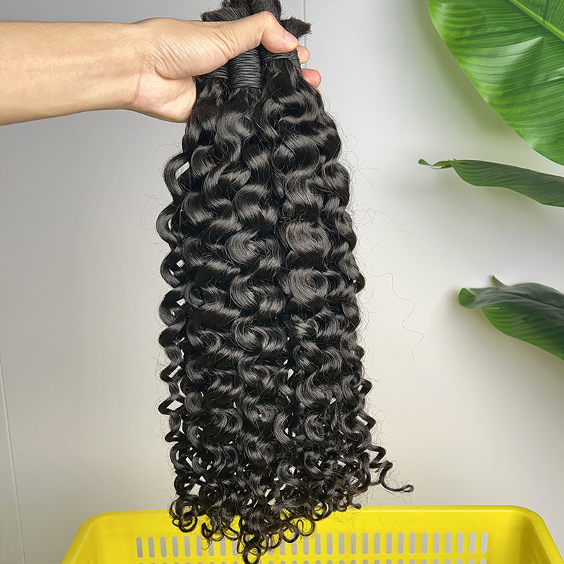 100% Echt Haar Bulk voor Vlech - Water Wave Bulk Human Hair For Braiding recensie en prijs