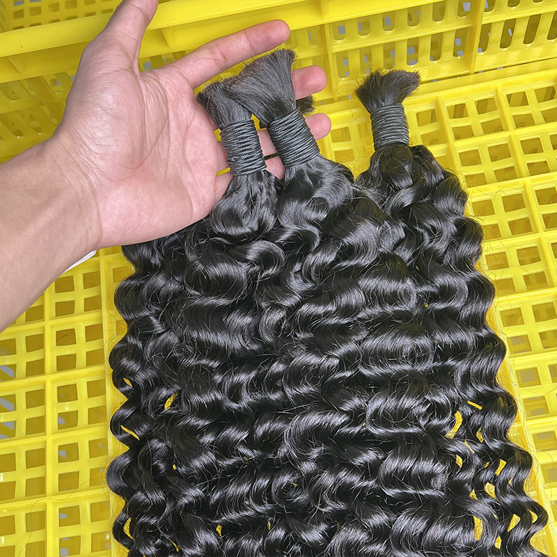 100% Echt Haar Bulk voor Vlech - Water Wave Bulk Human Hair For Braiding recensie en prijs