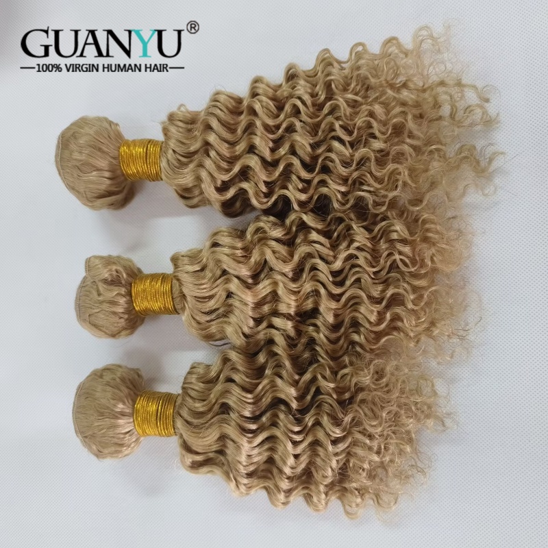 # 27 honingblonde diepe golf o - Deep Wave 3 Bundles With Closure recensie en prijs