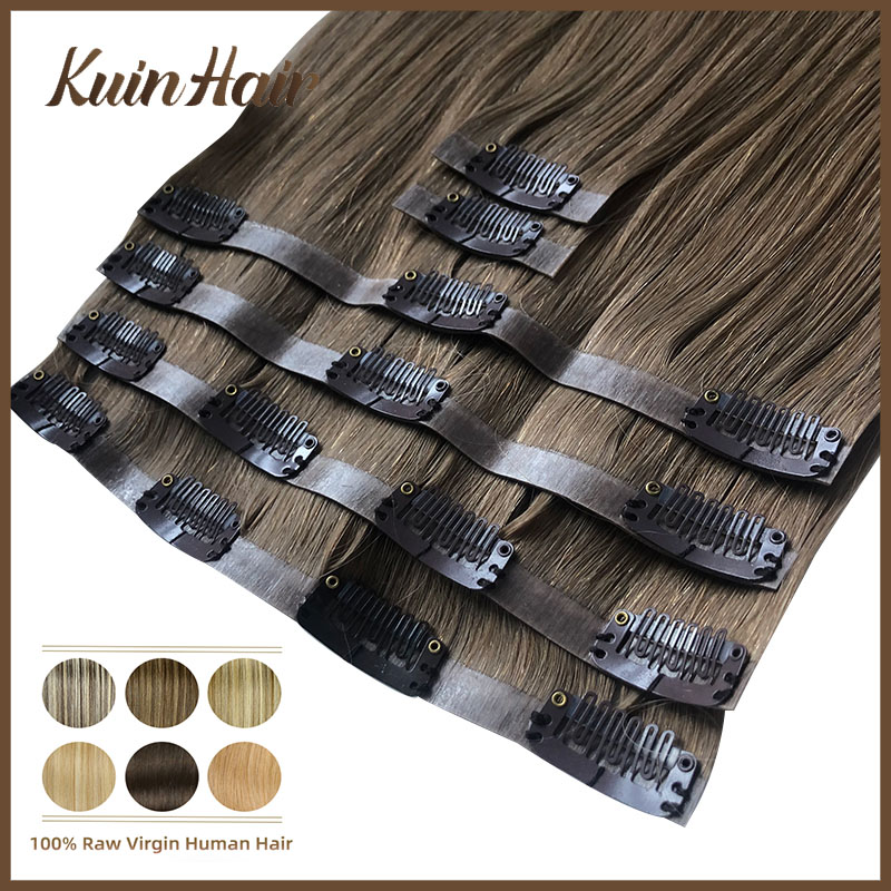 Rechte Onzichtbare PU Clip In  - Seamless Clip In Hair Extensions Human Hair recensie en prijs