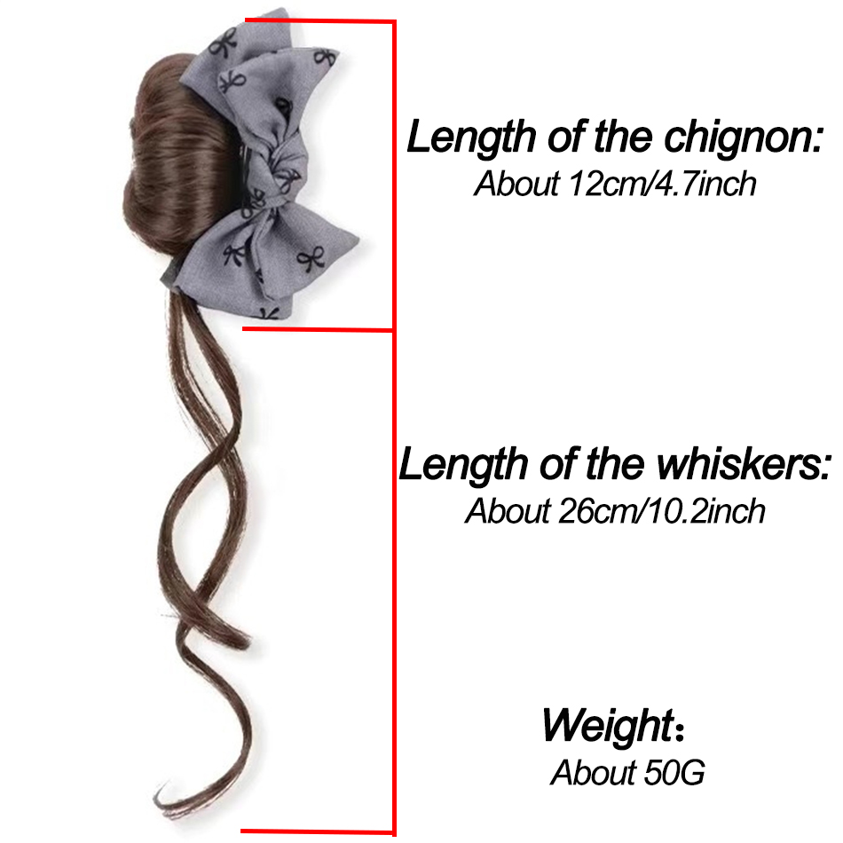 Synthetisch Haar Broodje Haarv - Claw Clip Messy Bun Hair Piece recensie en prijs