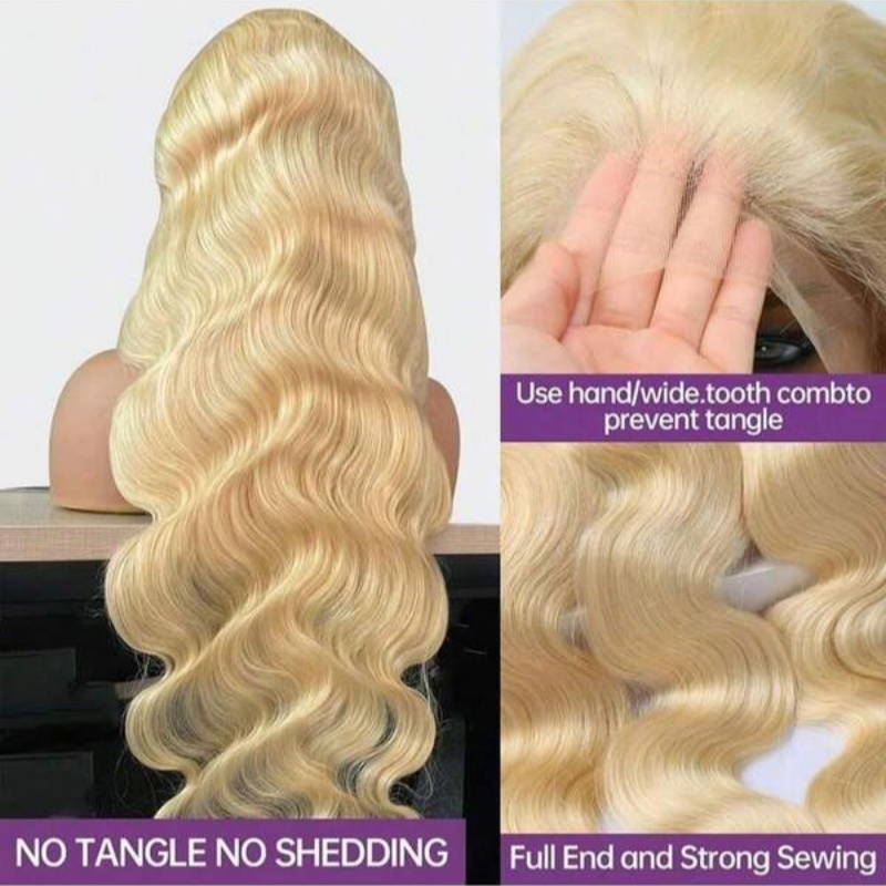Honingblonde 613 Body Wave Pru - 613 Blonde Body Wave Lace Front Wig recensie en prijs