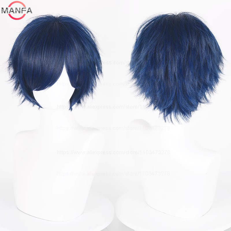 Anime 30 cm korte rechte cospl - Synthetic Braided Wigs For Black Women recensie en prijs