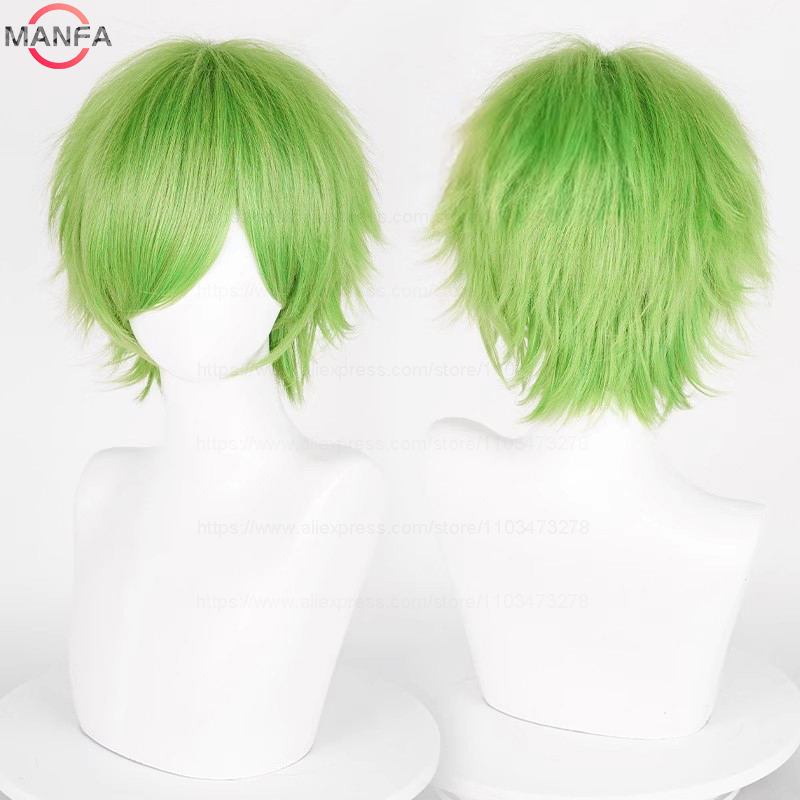 Anime 30 cm korte rechte cospl - Synthetic Braided Wigs For Black Women recensie en prijs