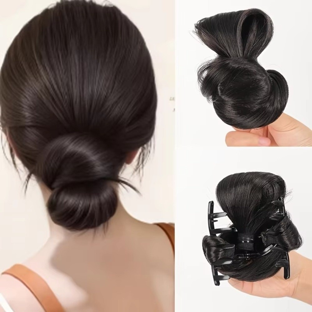 Natuurlijk synthetisch haarkno - Claw Clip Messy Bun Hair Piece recensie en prijs