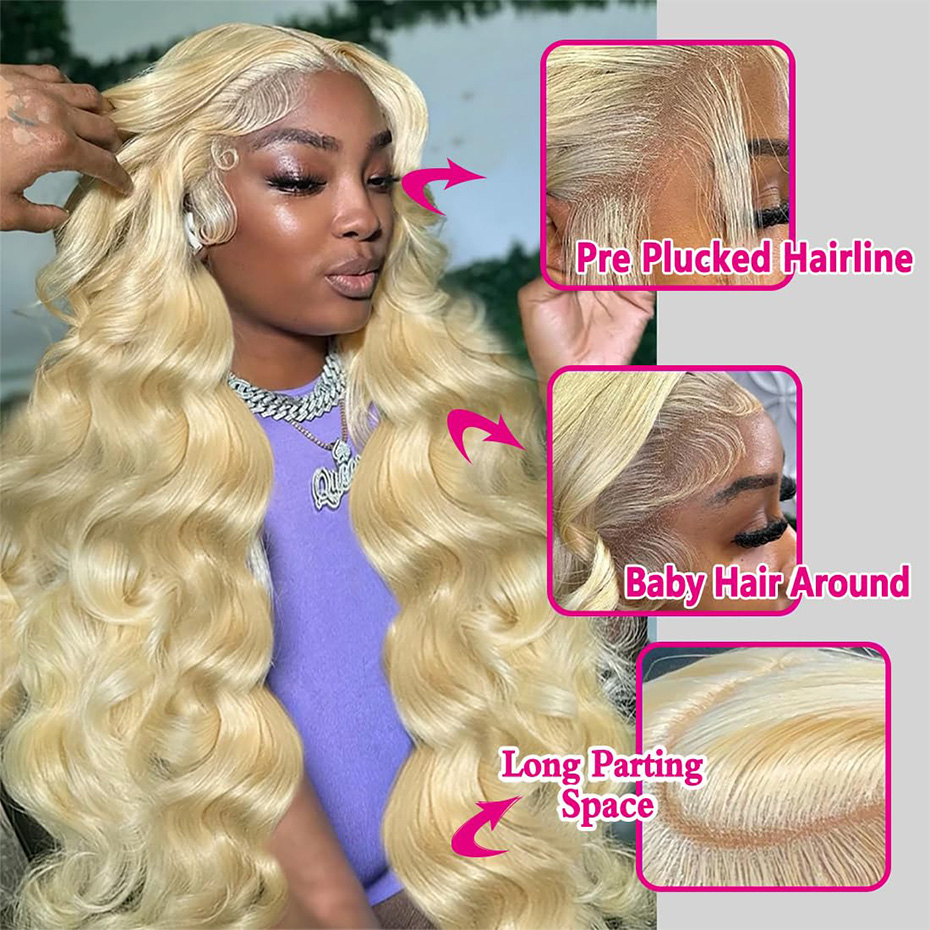 13x6 HD kantfront pruik 613 me - 613 Blonde Body Wave Lace Front Wig recensie en prijs