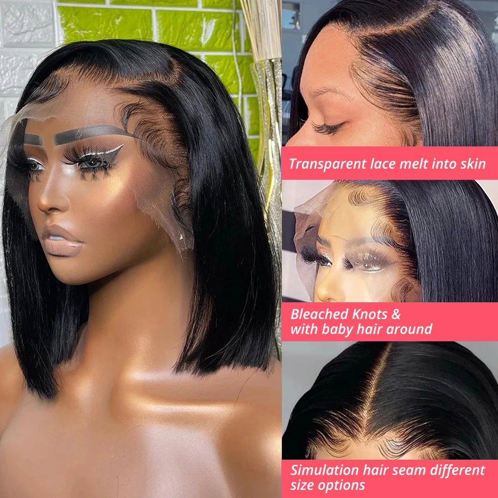 200% Dichtheid 8-14 Inch Korte - Glueless Wear And Go Human Hair Wig recensie en prijs