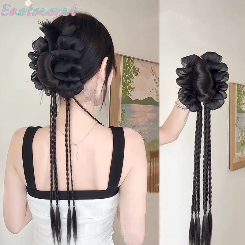 Zwarte strik, halve haarclip,  - Claw Clip Messy Bun Hair Piece recensie en prijs