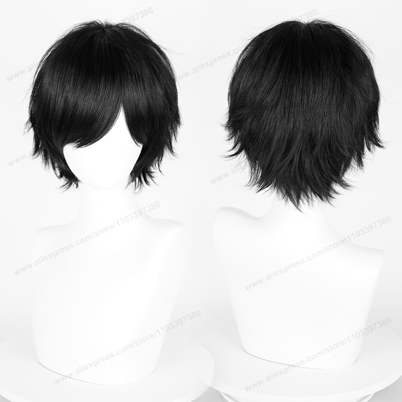 Anime 30 cm korte rechte cospl - Synthetic Braided Wigs For Black Women recensie en prijs