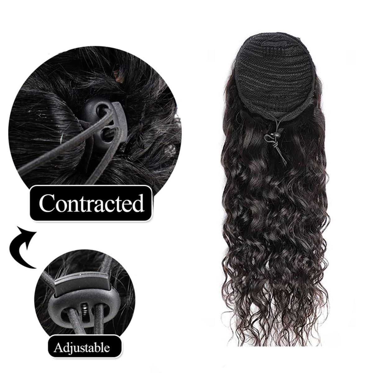 Watergolf paardenstaart haarve - Seamless Clip In Hair Extensions Human Hair recensie en prijs