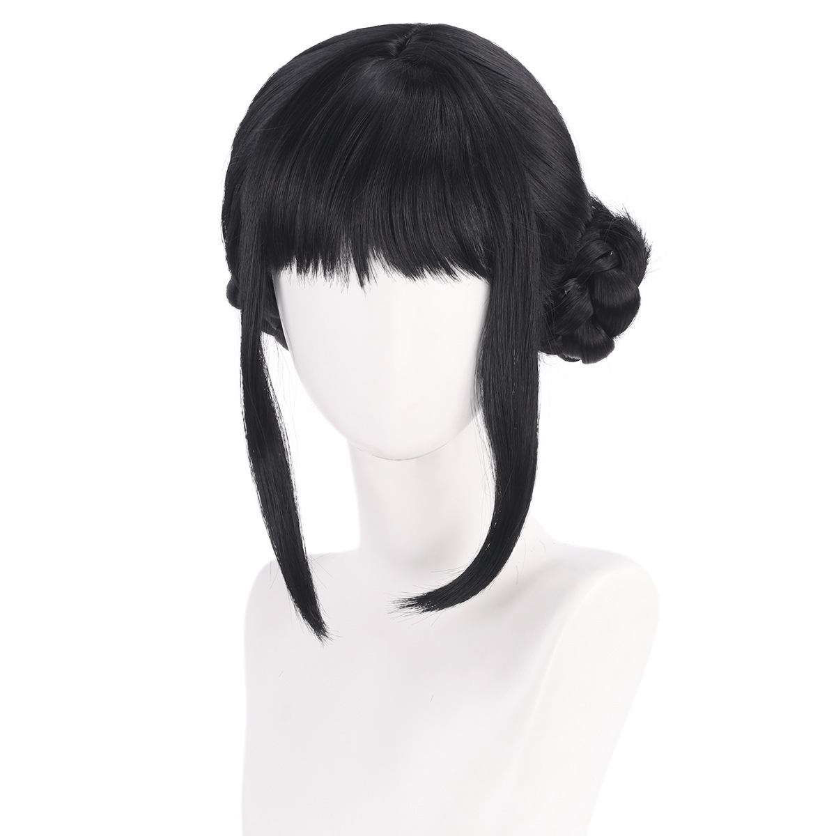 Zoey Cosplay Pruik 33 cm Zwart - Synthetic Braided Wigs For Black Women recensie en prijs