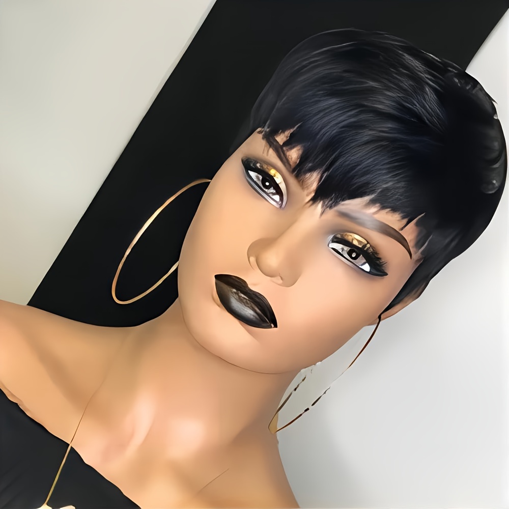 Korte Pixie Pruik Menselijk Ha - Short Pixie Cut Wig Human Hair Cheap recensie en prijs