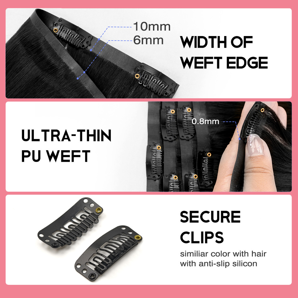 Naadloze Clip-in Haar Extensio - Seamless Clip In Hair Extensions Human Hair recensie en prijs