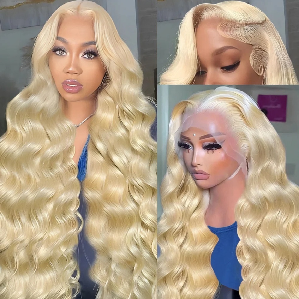 46 inch HD blonde 13x4 kantfro - 613 Blonde Body Wave Lace Front Wig recensie en prijs