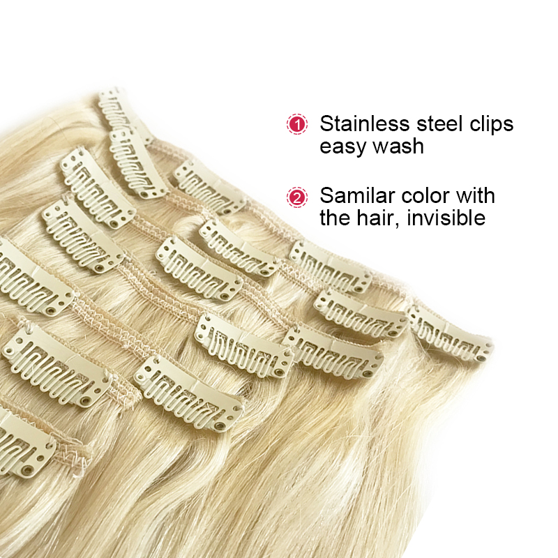 Ali Queen 7-delige clip-in hai - Seamless Clip In Hair Extensions Human Hair recensie en prijs