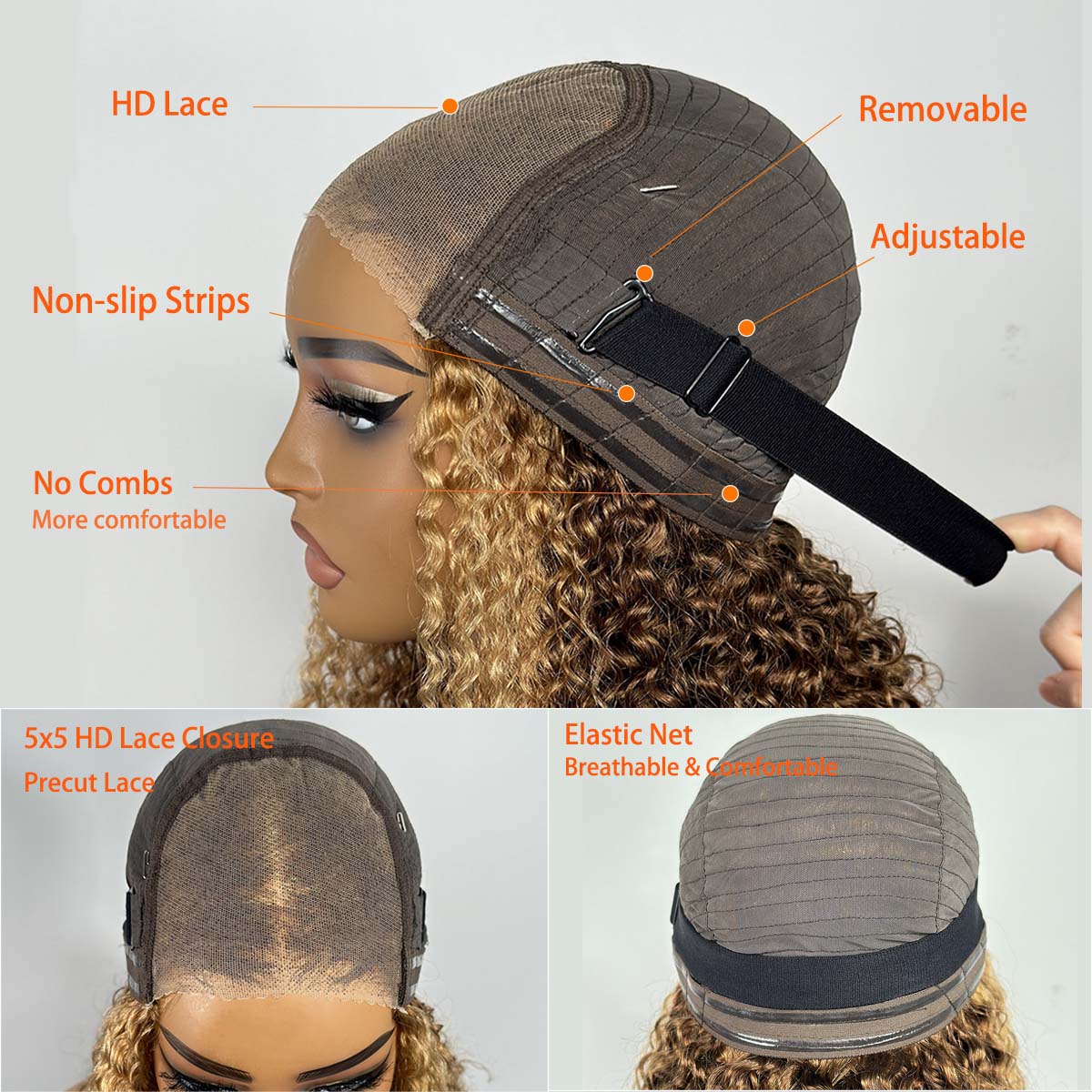 Wear & Go Pruik P427 Honingblo - Glueless Wear And Go Human Hair Wig recensie en prijs