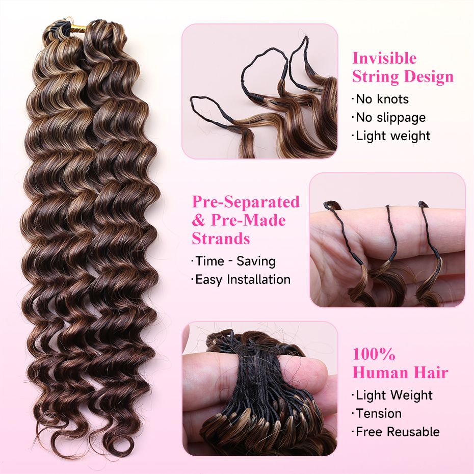 Miracle Knots Feather Crochet  - Hair Bundles recensie en prijs