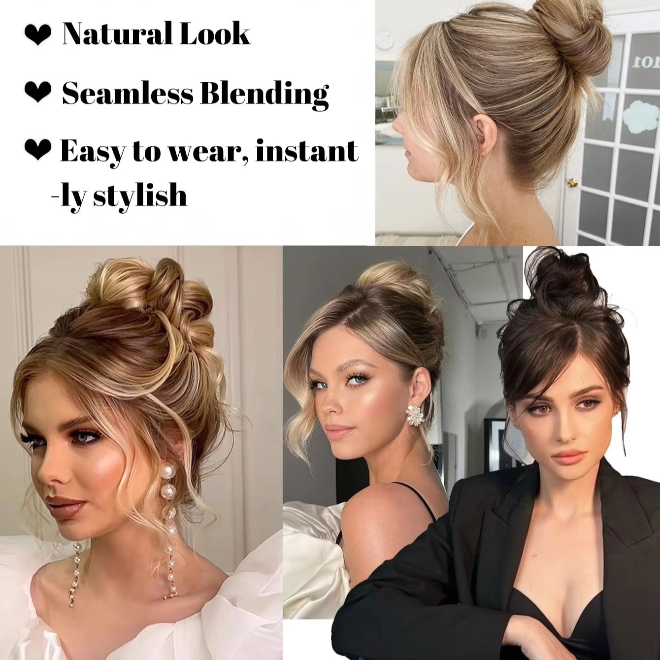 Synthetische mini-klauwclip in - Claw Clip Messy Bun Hair Piece recensie en prijs
