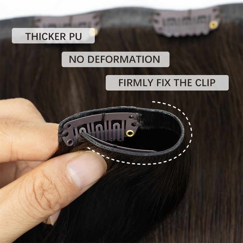 Onzichtbare dikke PU clip-in h - Seamless Clip In Hair Extensions Human Hair recensie en prijs