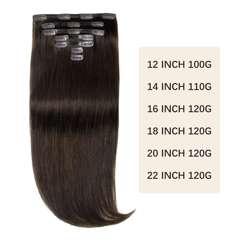 Onzichtbare dikke PU clip-in h - Seamless Clip In Hair Extensions Human Hair recensie en prijs