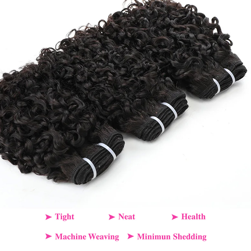 Pixie Curl Haarbundels met Slu - Deep Wave 3 Bundles With Closure recensie en prijs